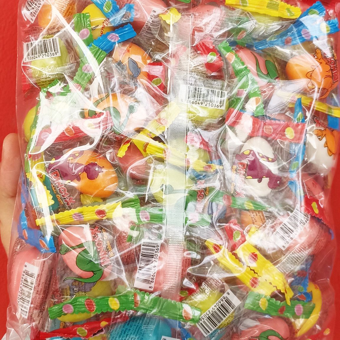 Kẹo Gum Trái Cây Super Max Dinos-X  Bubble Gum 500Gr