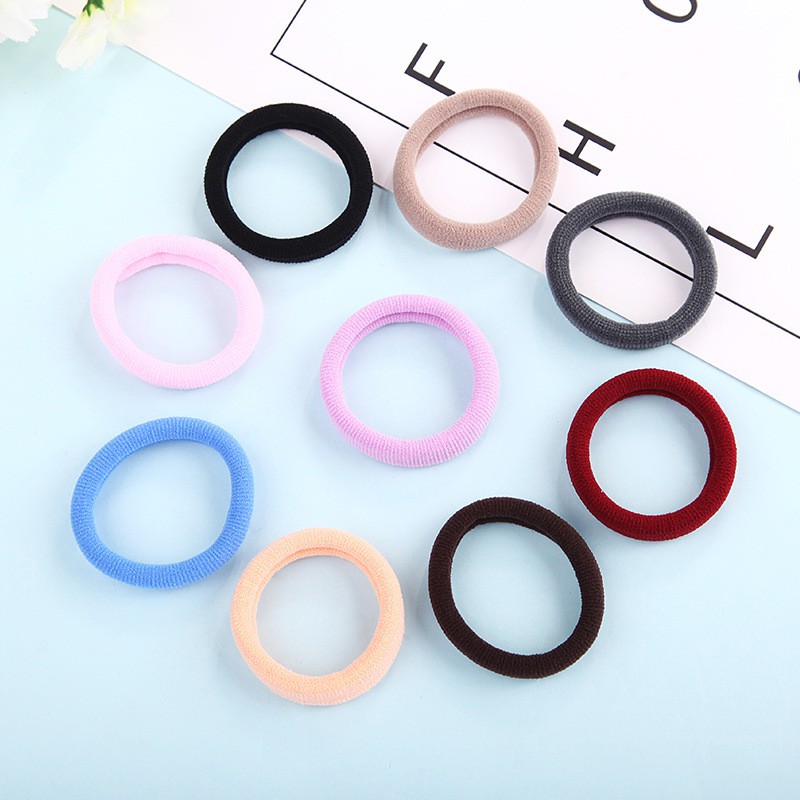 Set 50 chun tóc co giãn nhiều màu lựa chọn dành cho nữ