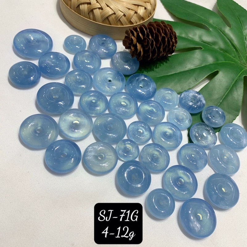 Đồng Điếu Aquamarine 5A nhiều Size Đẹp