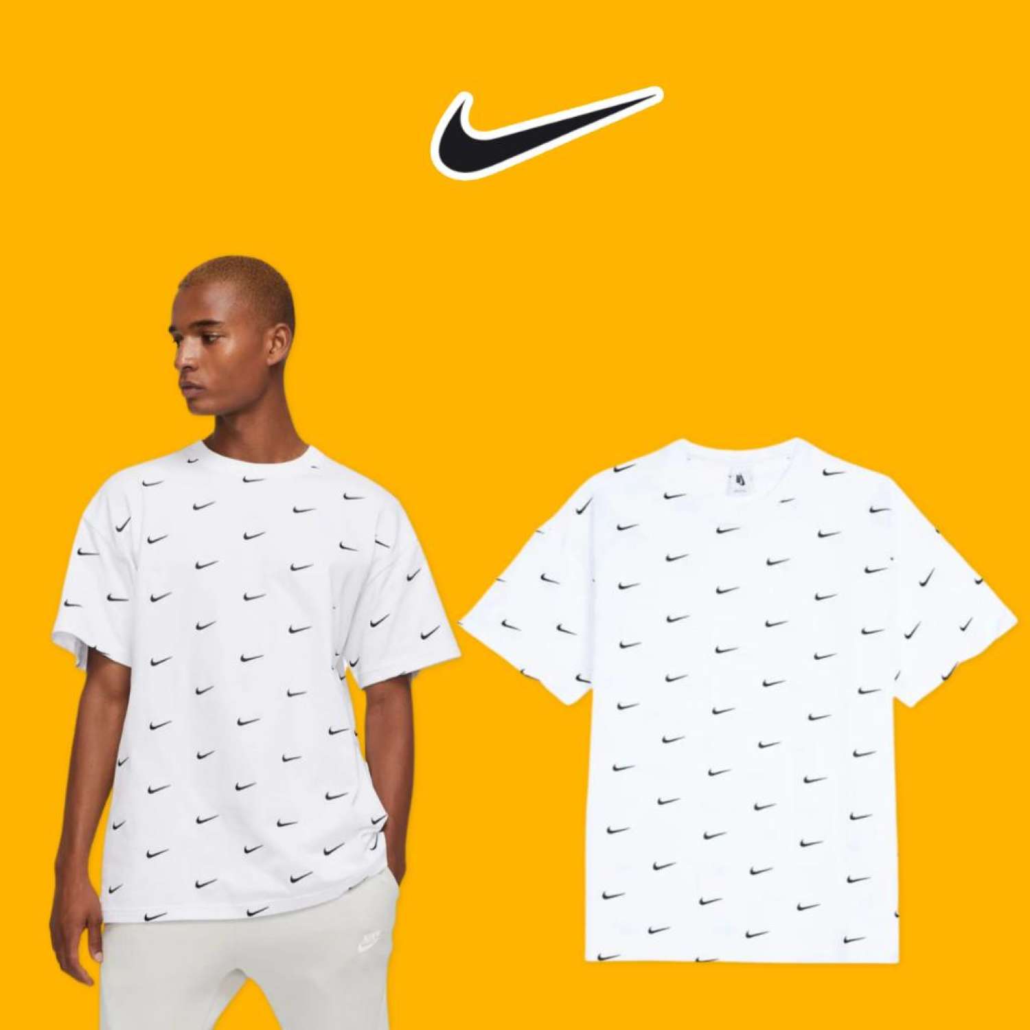 Áo Thun N.I.K.E Swoosh Theu Logo - Vải Chất