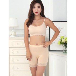 Combo 02 quần mặc váy COTTON GẮN CHÂN REN