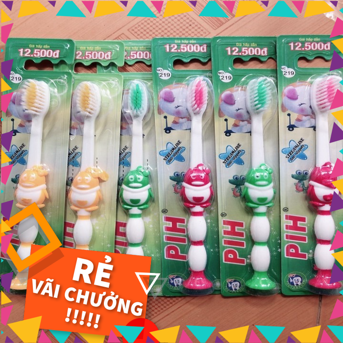 Bàn Chải Dánh răng Trẻ Em Vỉ 12 Chiêc