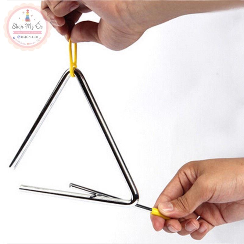 Kẻng tam giác, nhạc cụ gõ cho bé, nhạc cụ TRIANGLE (góc âm nhạc)