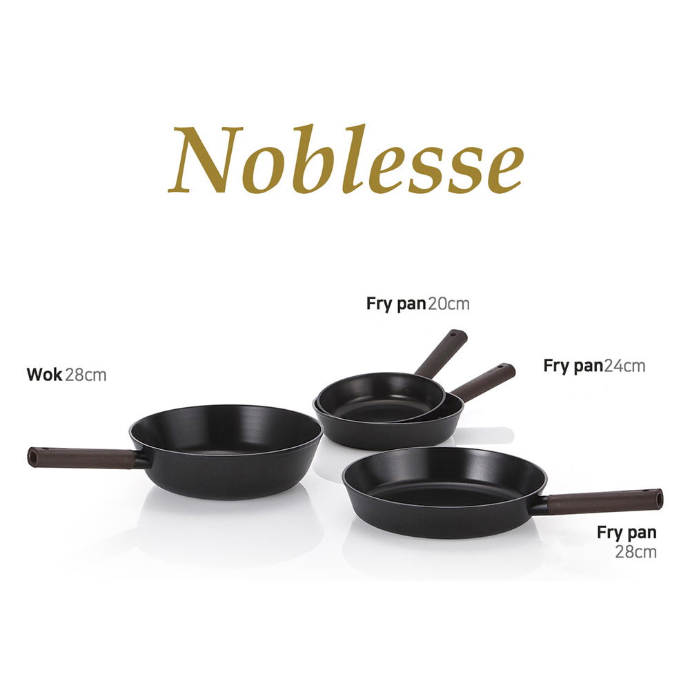 Chảo rán NEOFLAM Noblesse (20cm, 24cm, 28cm) Không PFOA Đen