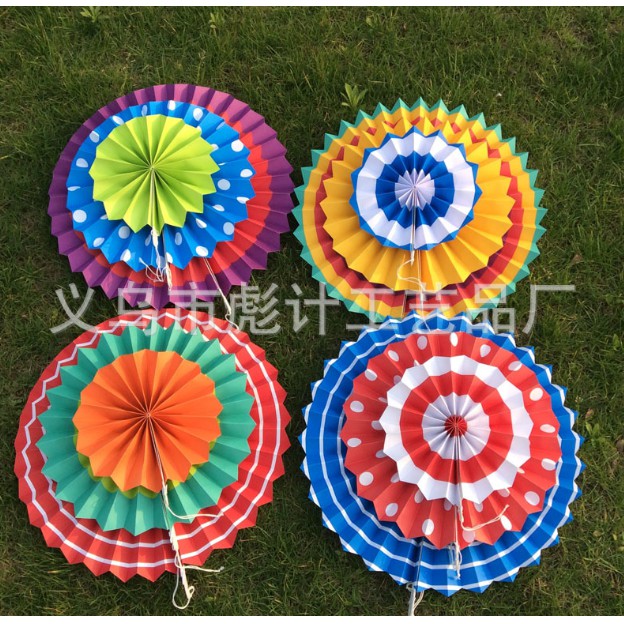 Set 6 Quạt Giấy Trang Trí Tiệc Hot Hit