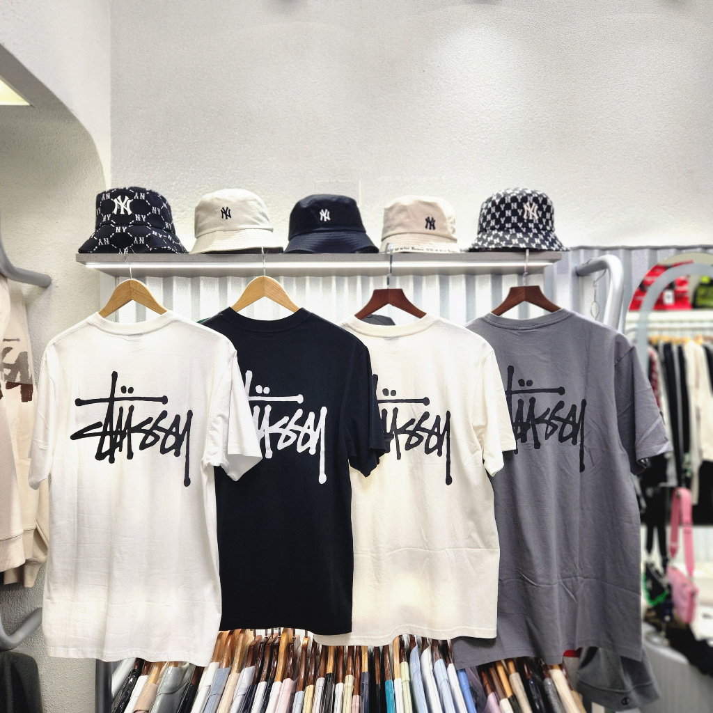 STUS.SY BASIC TEE - Áo thun Stussy Unisex Nam Nữ Authenitc