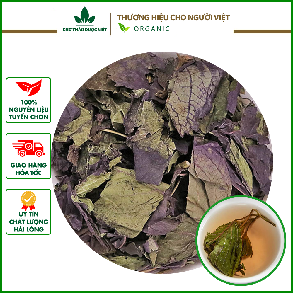 500g Lá Tía Tô Khô (Lá Thơm, Không Cành)