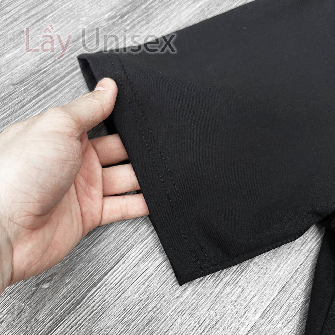 [HCM]Áo thun cổ cao nam CHIC-Đen - Lay Unisex