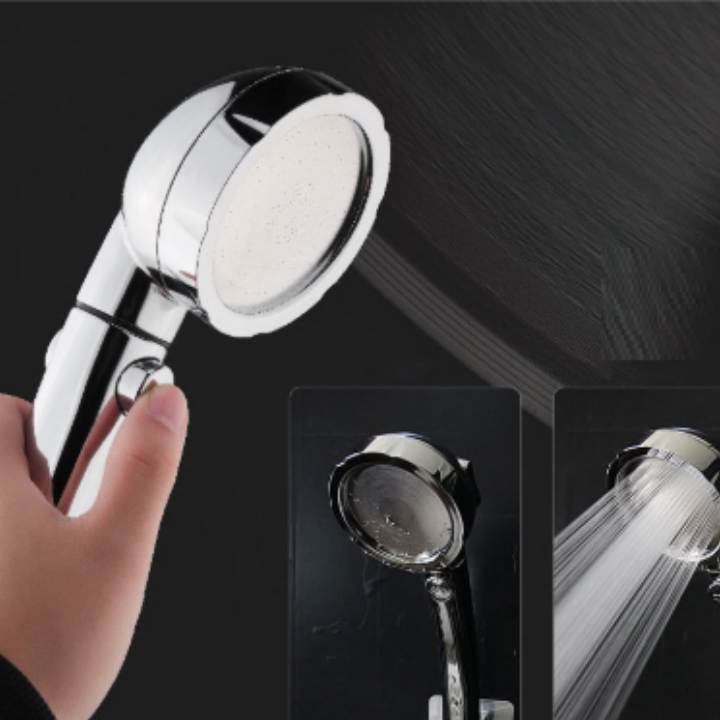 Vòi sen tăng áp,Đầu vòi sen lọc nước áp suất cao có thể tháo rời 360 độ 206782 - Vàng