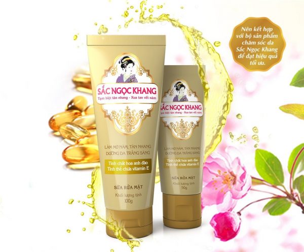 [HCM]Sữa Rửa Mặt Sắc Ngọc Khang 50g