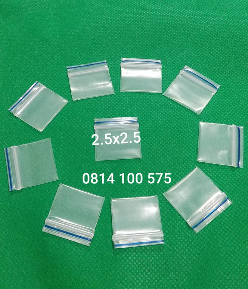 Combo 200 túi zip mini 2.5x2.5cm dầy đẹp
