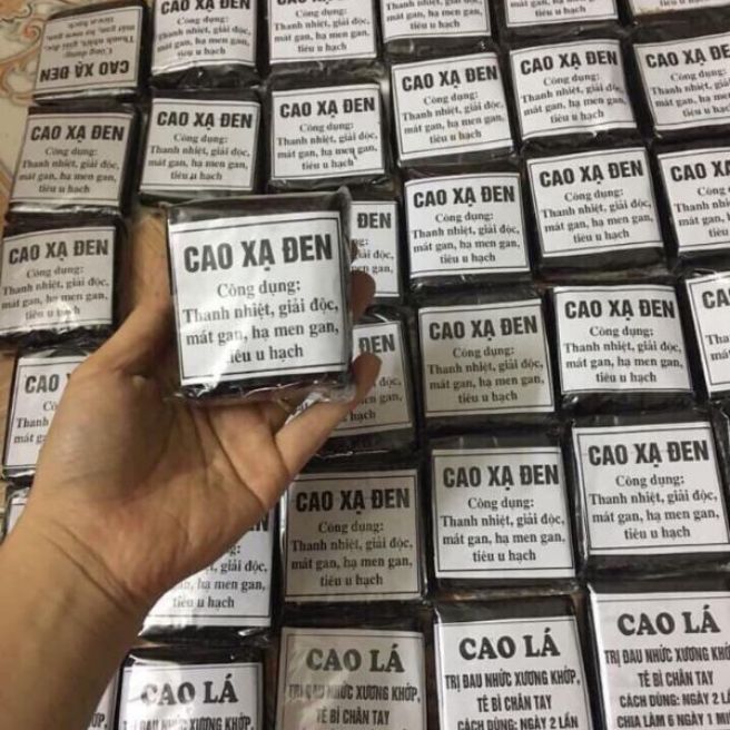 Sỉ toàn quốc 100g cao xạ đen cô đặc