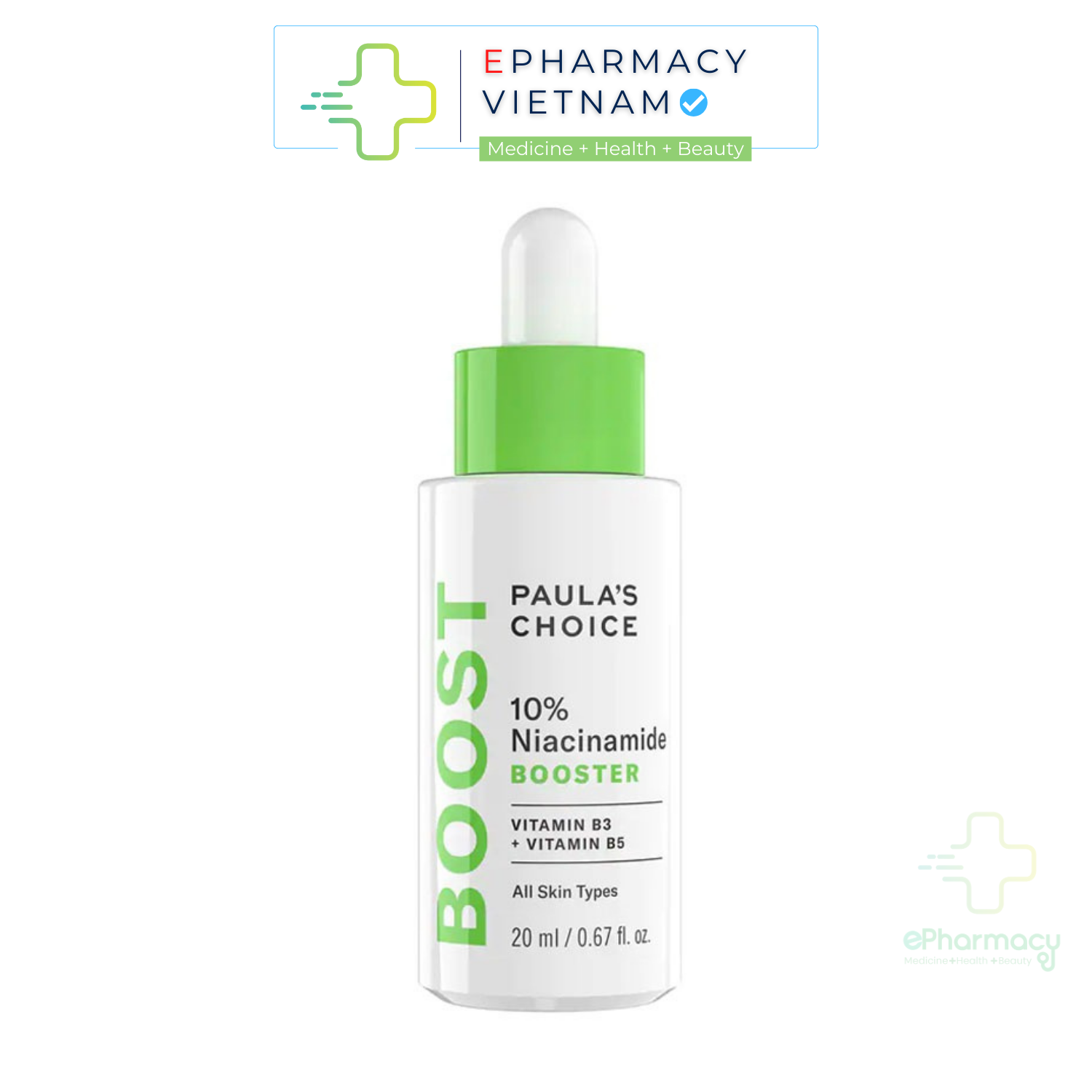 Tinh chất Paula's Choice 10% Niacinamide giúp thu nhỏ lỗ chân lông - Paulas Choice 10% Niacinamide Booster 20ml