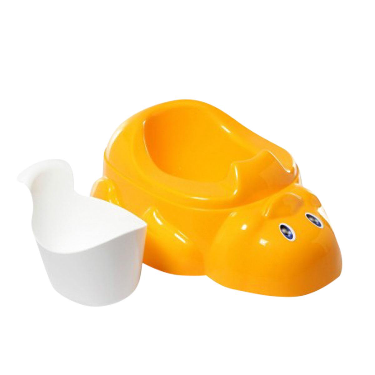 Bô vệ sinh Vịt con Chicco màu cam