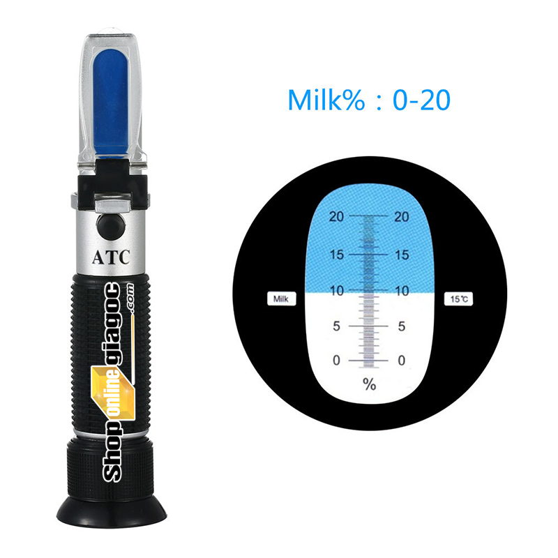 Khúc xạ kế đo nồng độ sữa atc1525b 0-20%