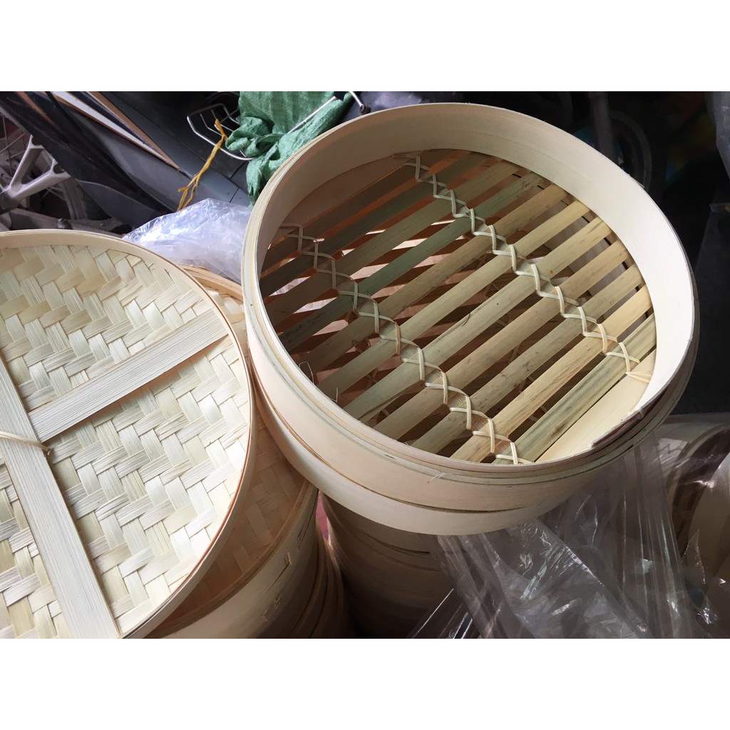 [ HẠ GIÁ ]Xửng hấp tre 3 tầng nhiều kích thước