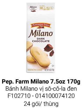 BÁNH QUY CHESSMEN PEPPERIDGE FARM 206G