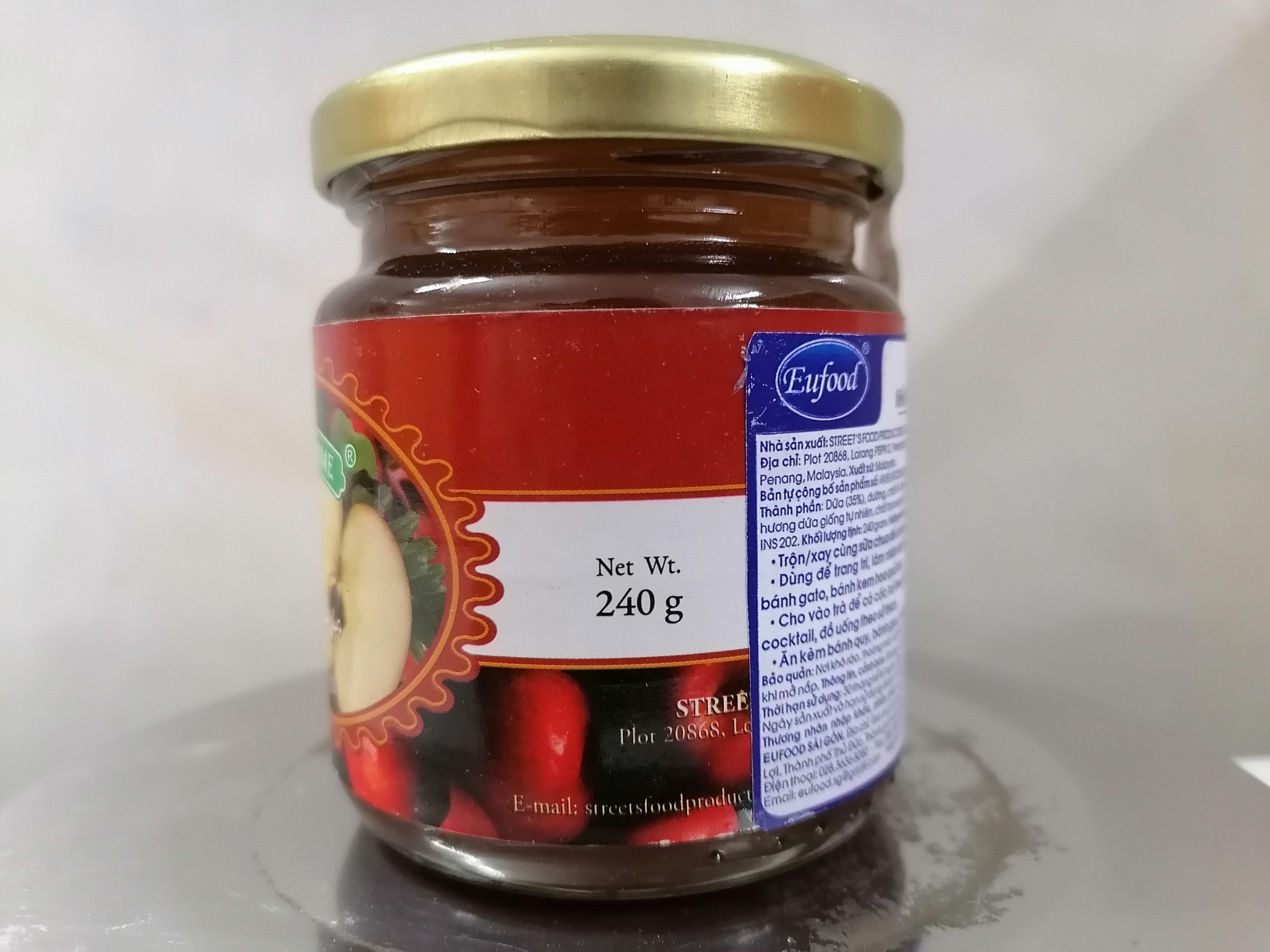 [Lọ 240g] MỨT TÁO [Malaysia] EVERY HOME Apple Jam (halal) (euf)