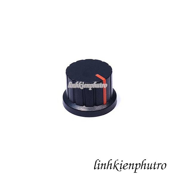 COmbo 10 cái Núm Volume 6mm Trục Hoa - Phi 24mm