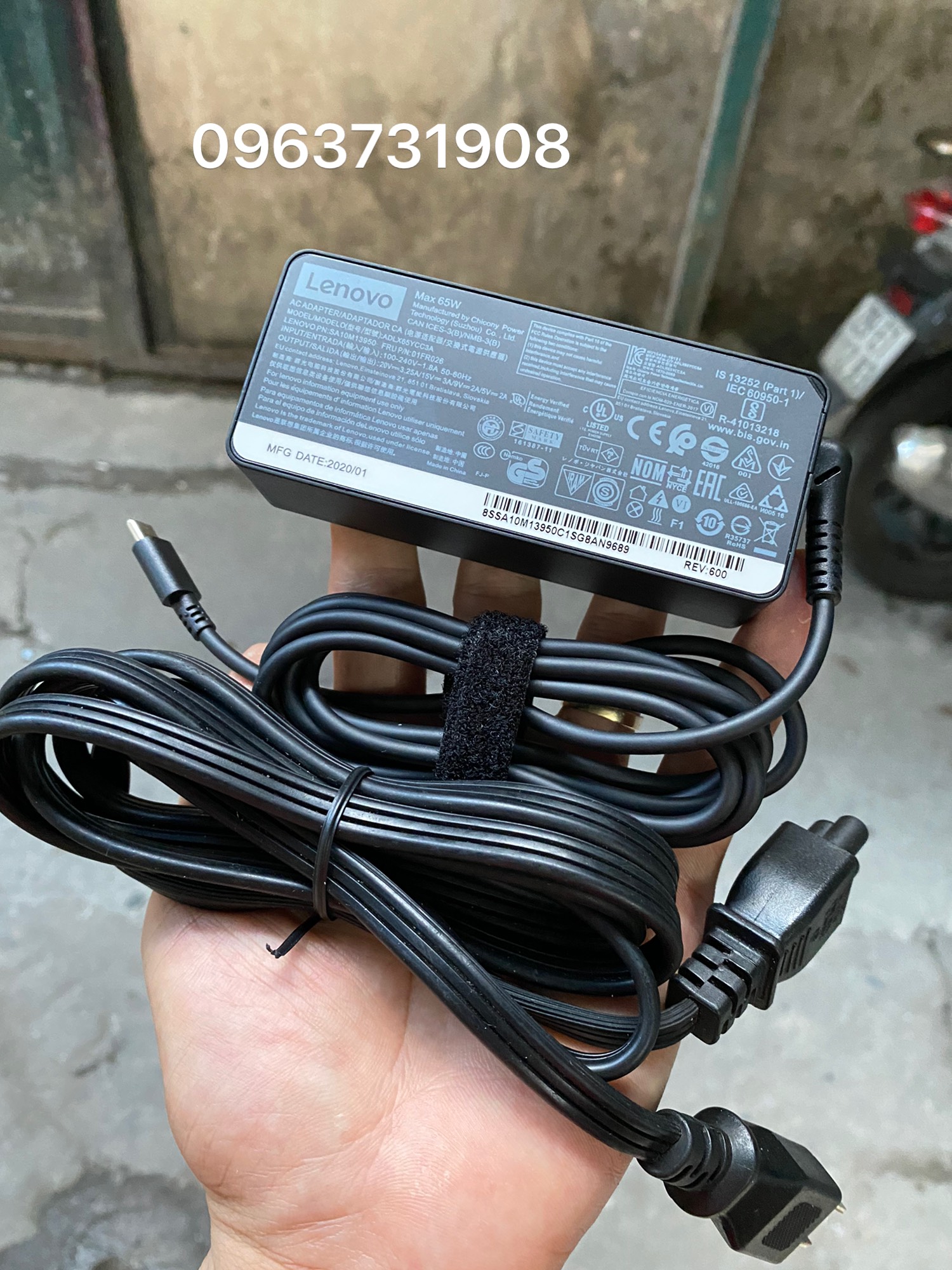 Sạc laptop Lenovo ThinkPad X270 X280 T470 bản gốc chính hãng