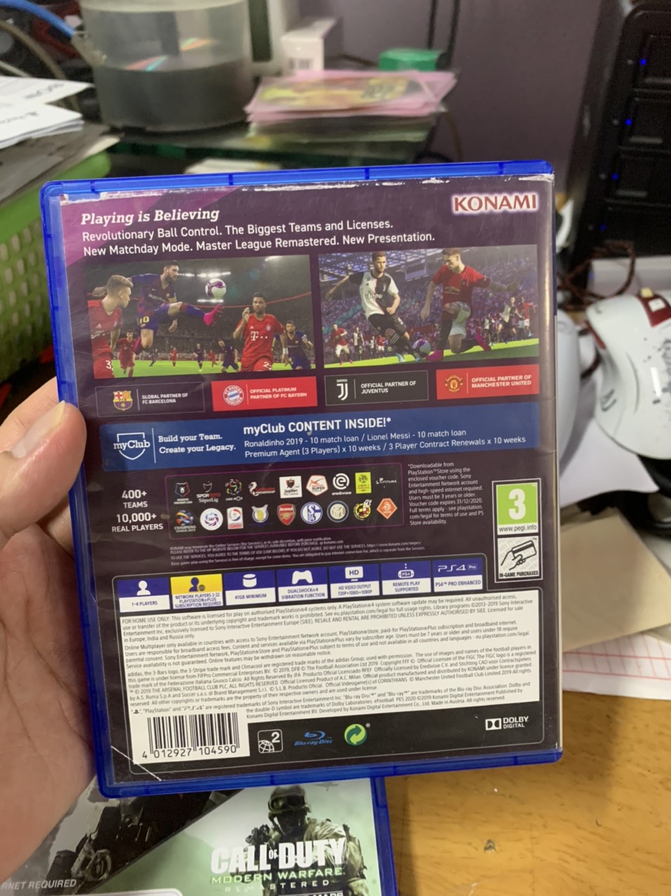 Đĩa Game Ps4 Pes 2020 2019