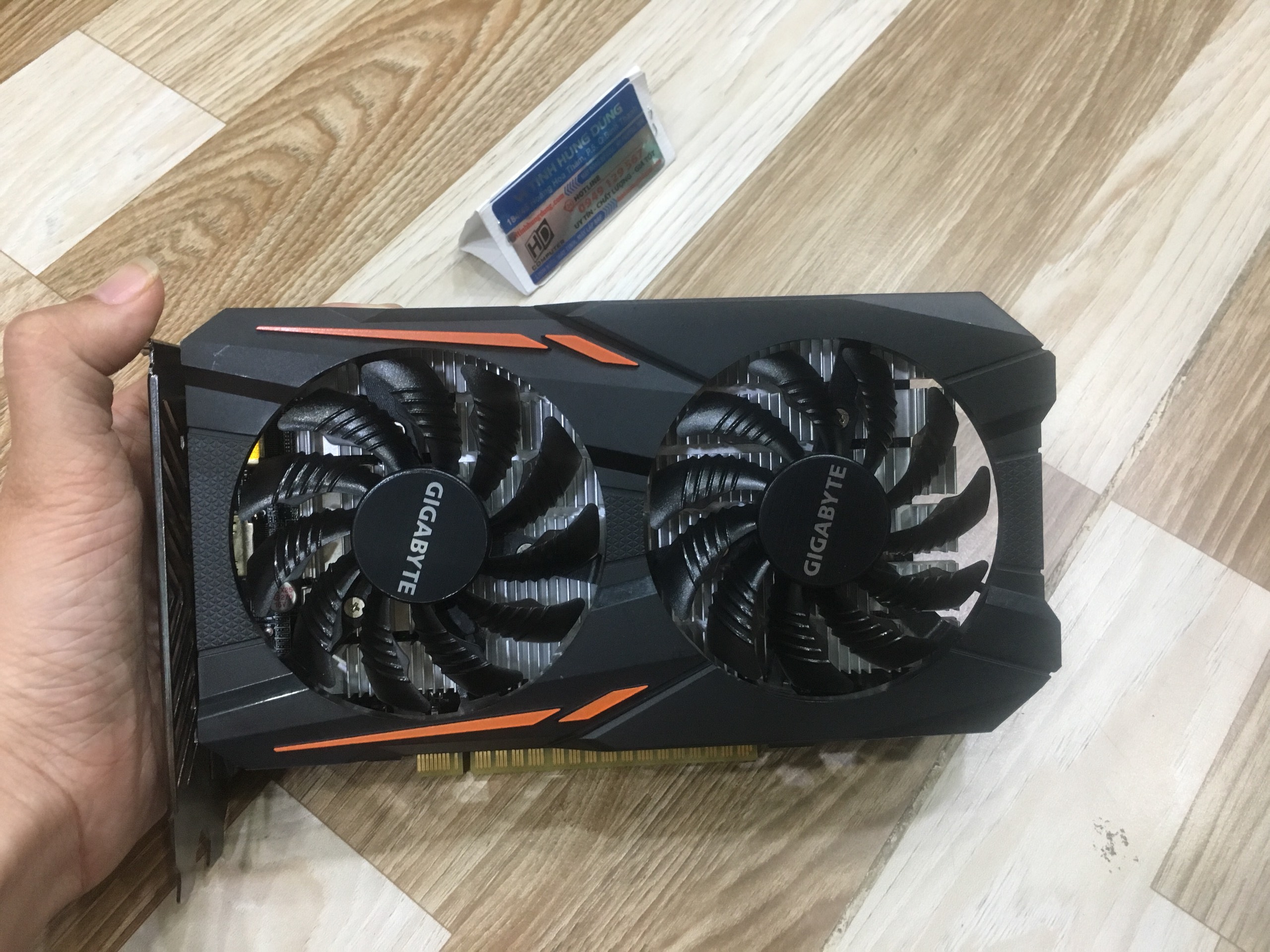 Vga gtx1050 giga 2gd5 2fan, card màn hình gtx1050 giga 2gd5 2 fan