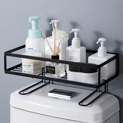 KỆ sắt để đồ sau toiet dán tường siêu chắc