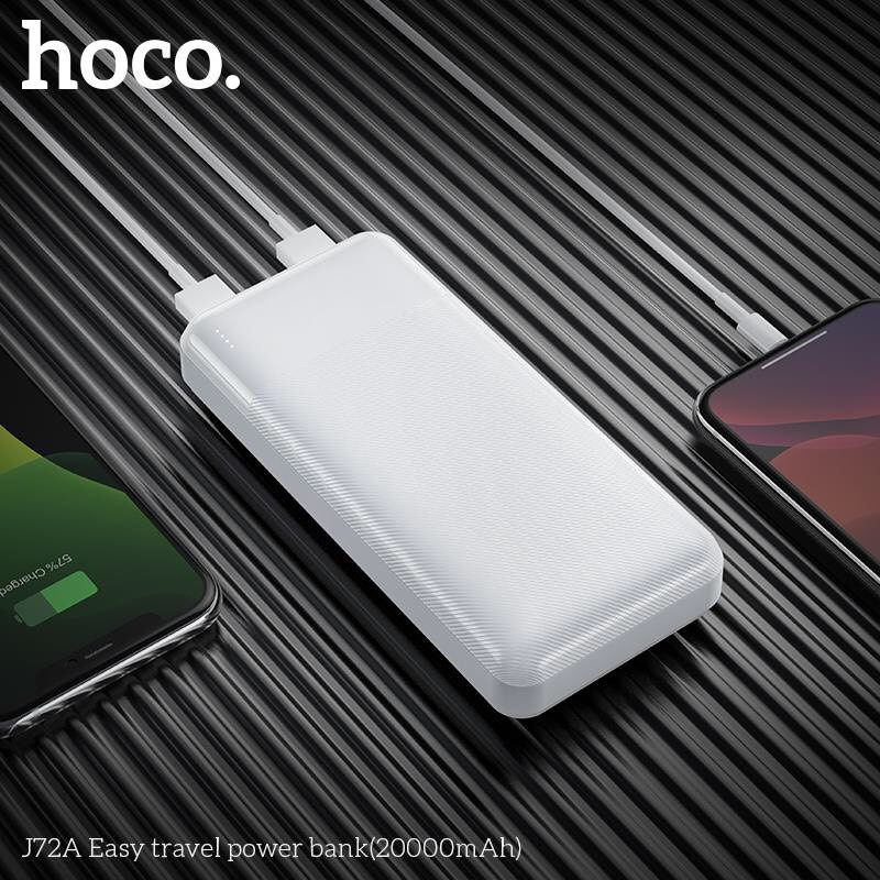 Hoco Chính Hãng - Pin sạc dự phòng J72/J72A Hoco 2 cổng Input/Output max 2A
