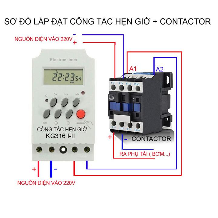 KHỞI ĐỘNG TỪ CONTACTOR 18A/220V