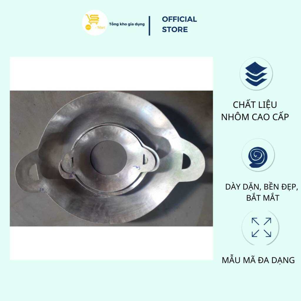 Vỉ Chảo Máy Bay Đủ Size, Chảo Lót Nồi Nấu Bếp Củi Bền, Dày Dặn, Tiện Lợi | MTA-MART