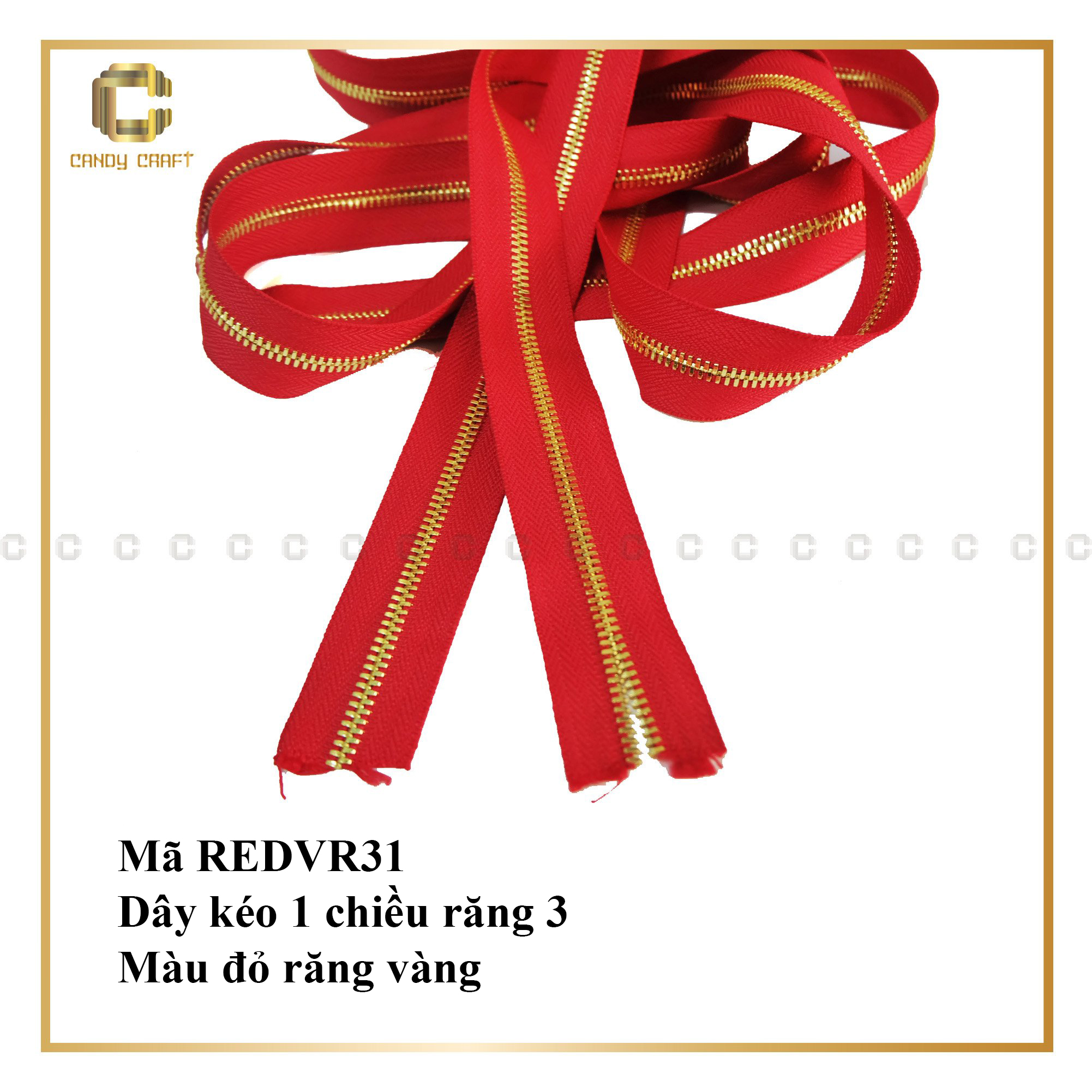 [HCM]Dây kéo 1 chiều răng 3 (không kèm đầu khóa) - phụ kiện làm túi xách