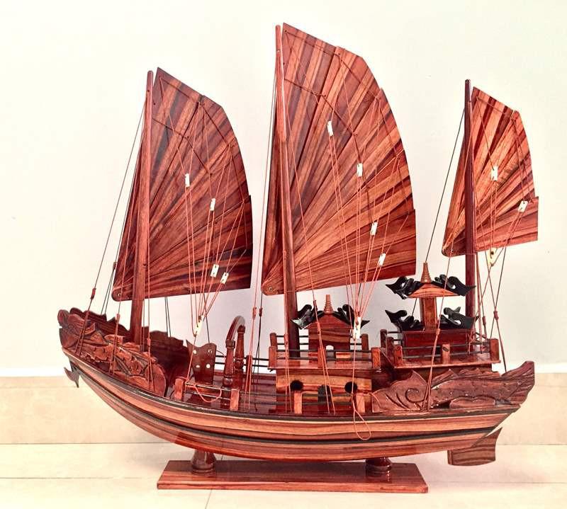 Thuyền gỗ cẩm - - dài 40