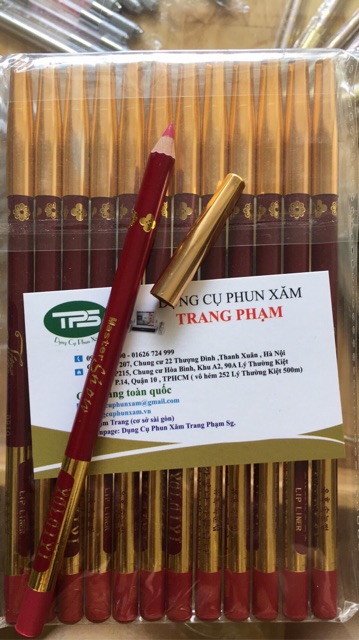 CHÌ KẺ MÔI | Dụng Cụ Phun  Xăm