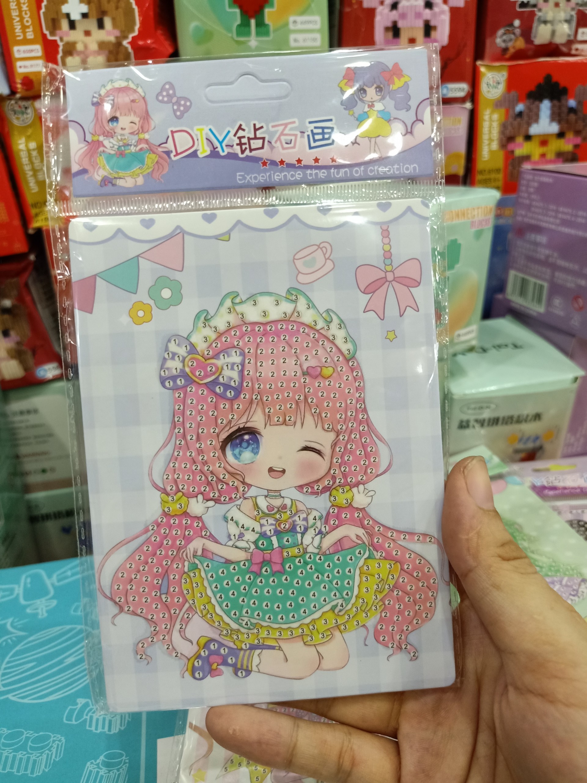 tranh đính đá mini kt 8x14 chưa khung