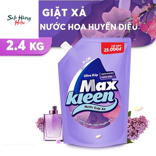 Nước Giặt Xả Maxkleen Hương Cam Sả (2.4kg)