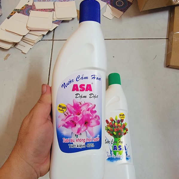 Nước cắm hoa asa giữ hoa tươi lâu nở đẹp 400ml - nước cắm hoa asa 400ml đậm đặc 200%"giữ hoa tươi lâu , ko thối nước