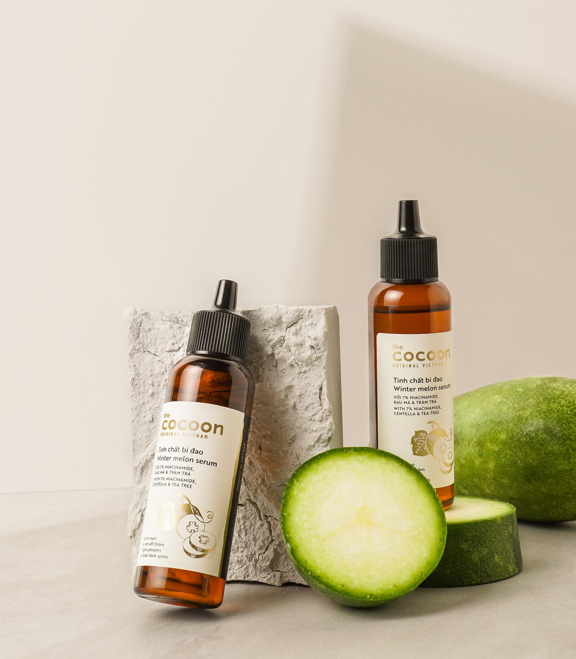 Tinh chất Bí Đao Cocoon Winter Melon Serum Sạch Mụn Và Mờ Thâm 70ml