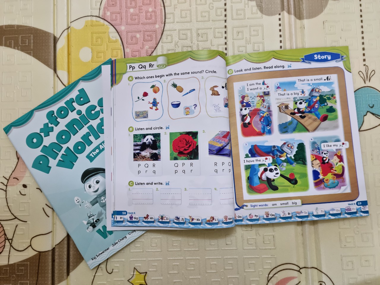 oxford Phonics world trọn bộ 5 level từ 1 đến 5 ( 10 cuốn)
