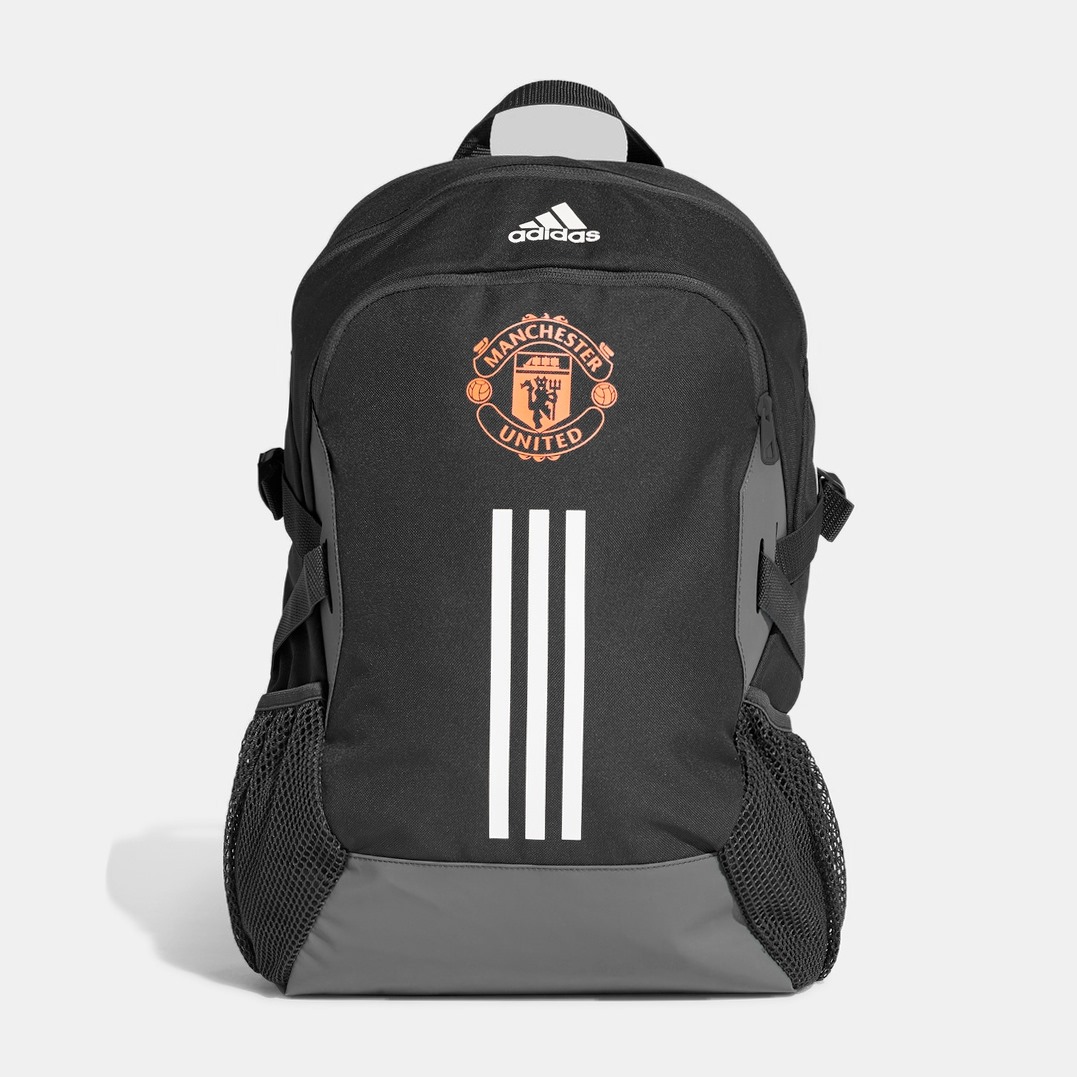 [HCM]Balo Adidas M.U Thời Trang  Đen Logo Cam
