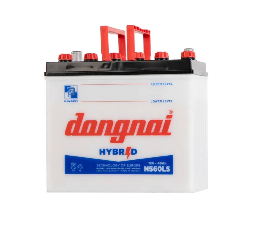 ẮC QUY ĐỒNG NAI NS60LS 12V-45AH ( tặng kèm acid )