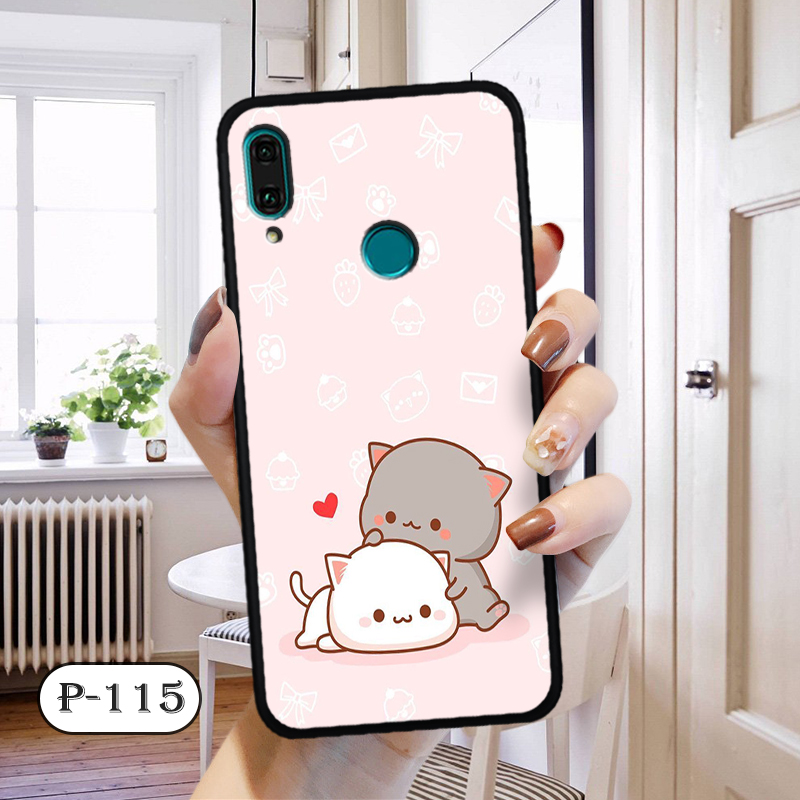 Ốp nhám hoạt hình Huawei Nova 3e