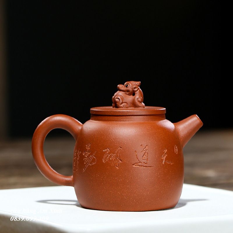 Ấm Tử Sa Nghi Hưng Long Tôn Thụy Thú 200 ml (Giáng Pha Nê)
