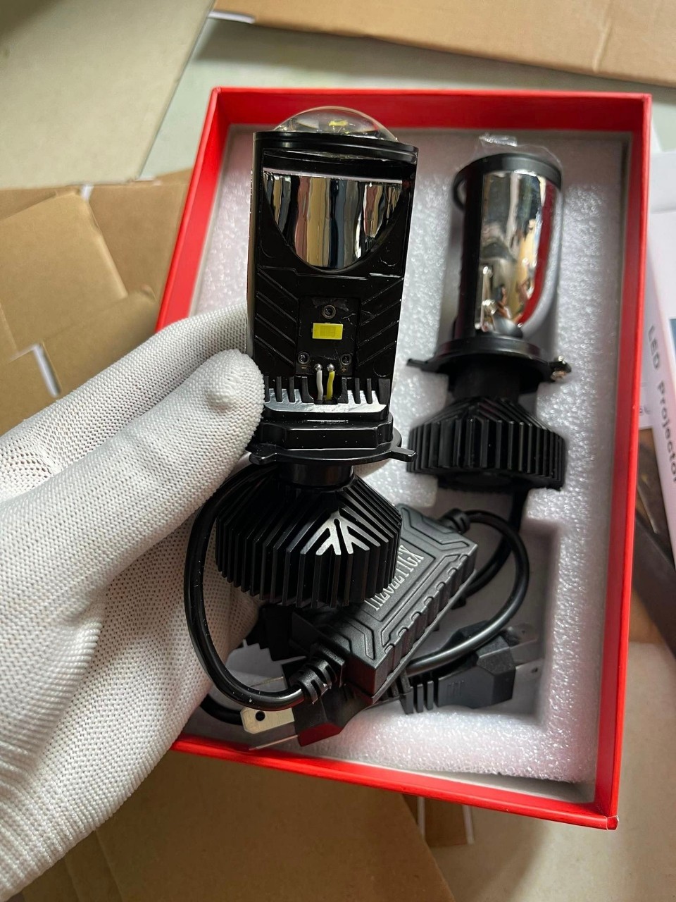 Đèn Pha Led Bi cầu T9 Chân H4 Siêu sáng - THÙY LINH TOOLS