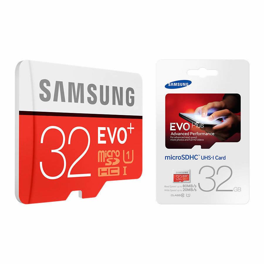 Tặng Adapter - Thẻ nhớ 32GB Class10 U1 Evo Plus Samsung