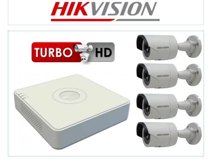 Bộ Kit CCTV 4 Camera 2MP Hik-Vision