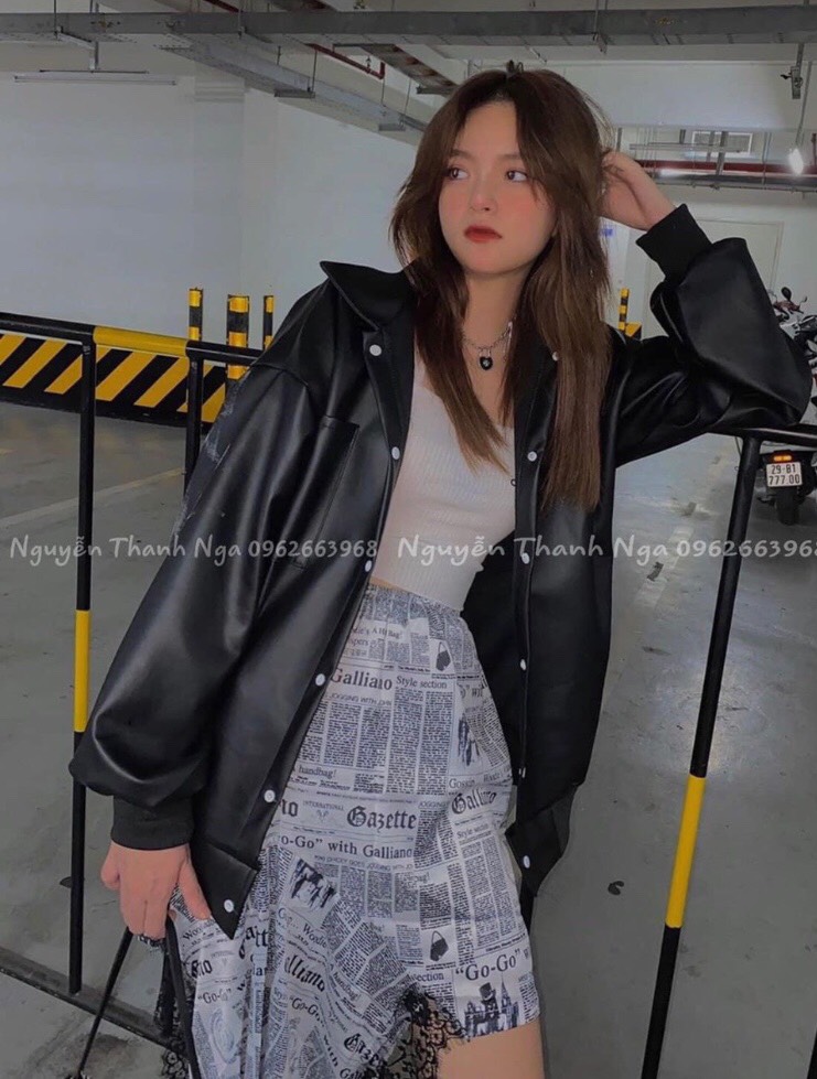 Áo nữ, áo da nữ mới nhất [ DA BOMBER ]