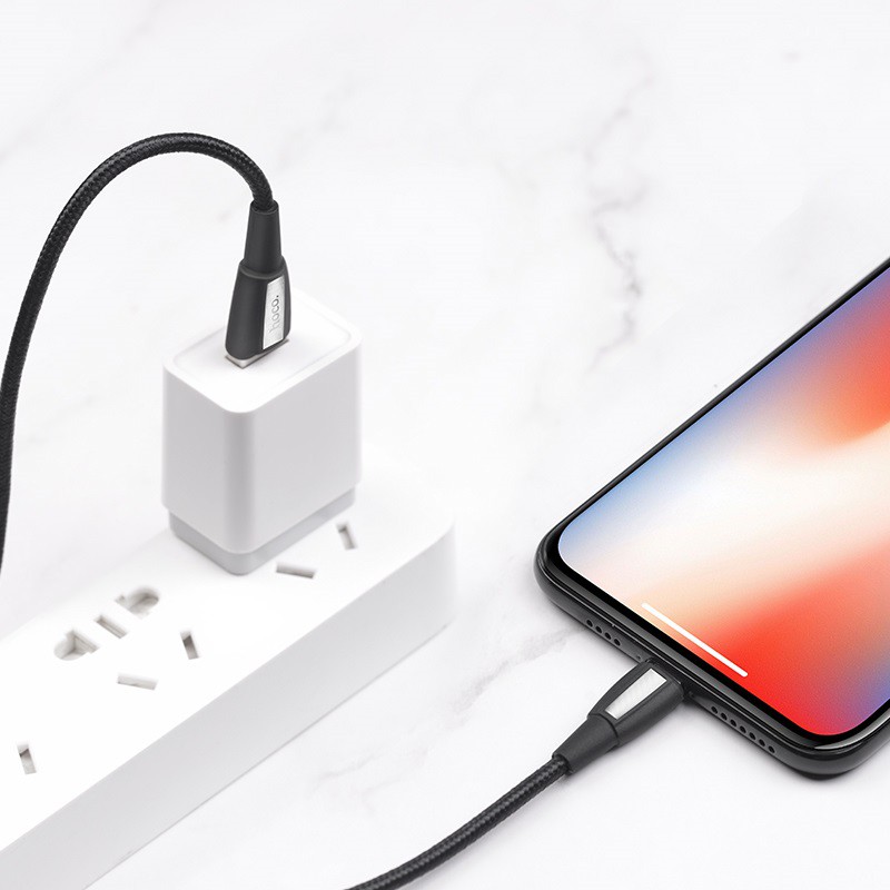 Cáp sạc nhanh HOCO X39 chân Lightning / Type C