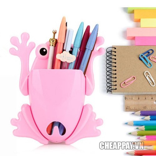 (Free ship khi mua 2 sp) Dụng cụ để bàn chải đánh răng hình chú ếch