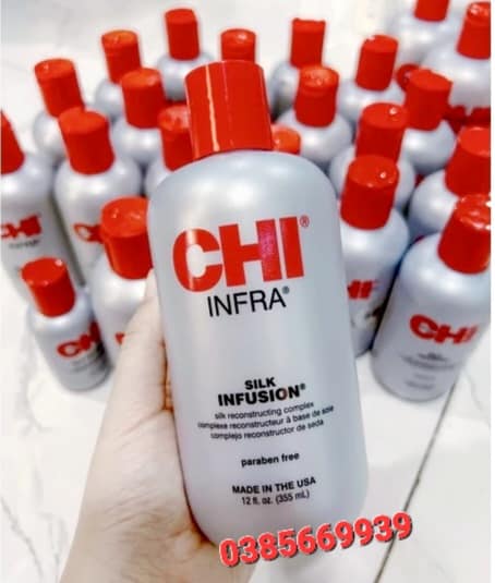 Tinh Dầu Dưỡng Tóc bóng Mềm Mượt CHI Silk Infusion 355ml