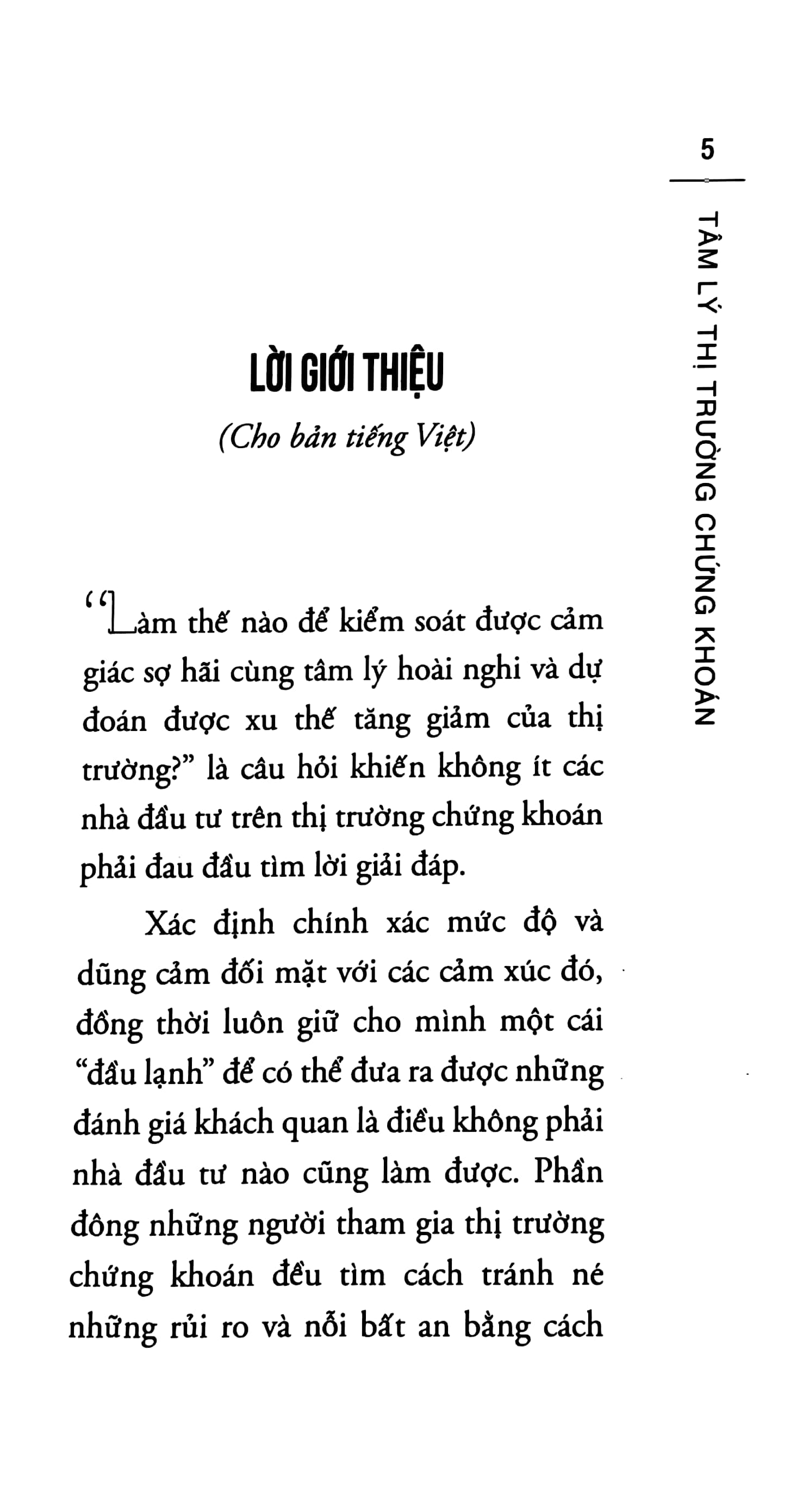 Sách -  Tâm lý thị trường chứng khoán